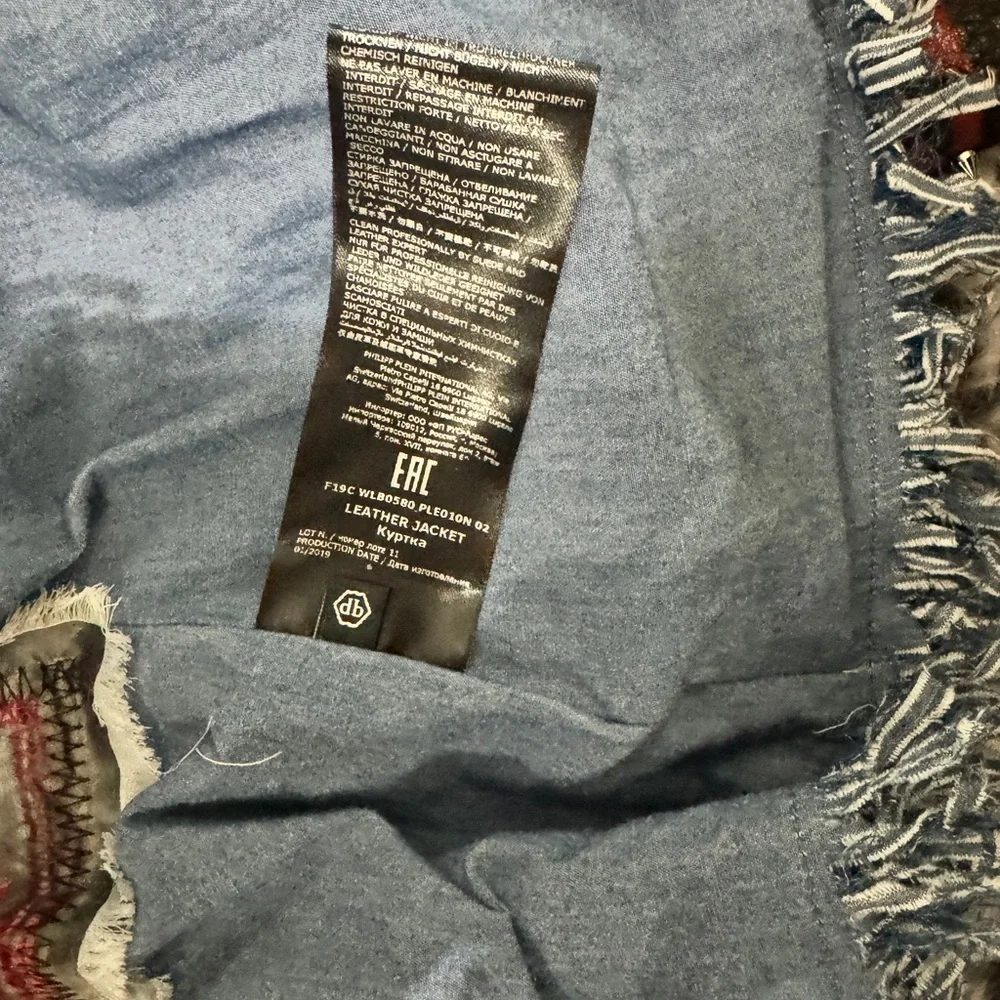 Phillip Plein leather, studded jacket - Picture 5 of 9